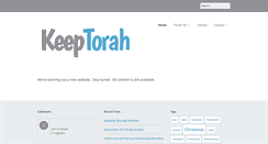 Desktop Screenshot of keeptorah.com